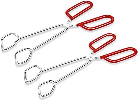 Hiash 10-Inch Heavy Duty Stainless Steel Kitchen Tongs by Hiash