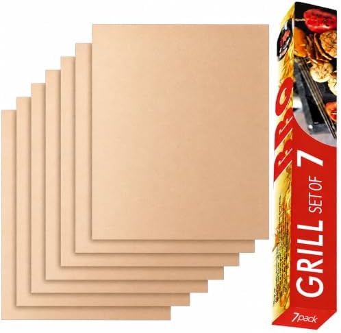 Copper Grill Mats for Gas Grill, 15.75 x 13 Inch by Renook