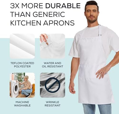 Will Well Kitchen 2 Pack Bib Apron - Image 2