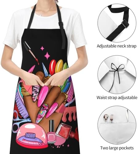 Art Apron with Pocket for Women Men - Image 3