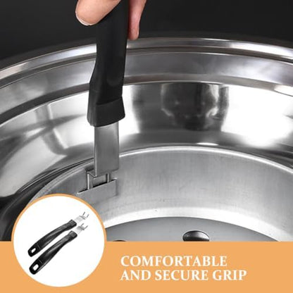 Alasum 6pcs Stainless Steel Grill Grate Lifters and Grippers - Image 3