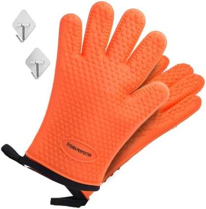KITCHEN PERFECTION Silicone Smoker BBQ Gloves by Kitchenperfection