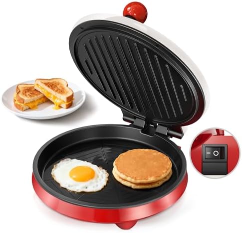 CACHOO 3-in1 Electric Griddle Nonstick & Sandwich Maker by CACHOO