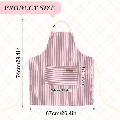 2Pack Adjustable Kitchen Apron for Women Men - Image 2