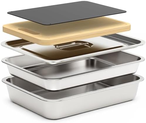 5-in-1 Grilling Prep & Serve Trays by Sirozi