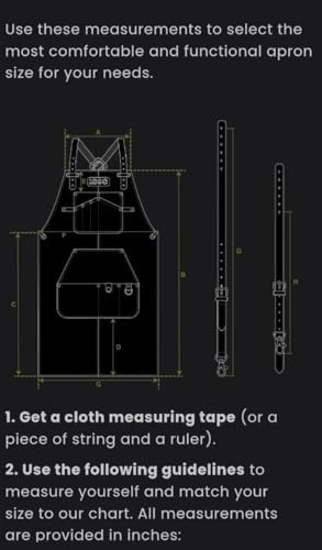LL LEATHER LOVERS Adjustable Leather Aprons - Image 5