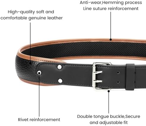 Leather Tool Belt 2" Wide, Leather Tool Pouch Belt - Image 3