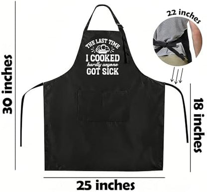 Funny Apron for Men Women, Humorous Kitchen Apron- Grilling Cooking BBQ - Image 2