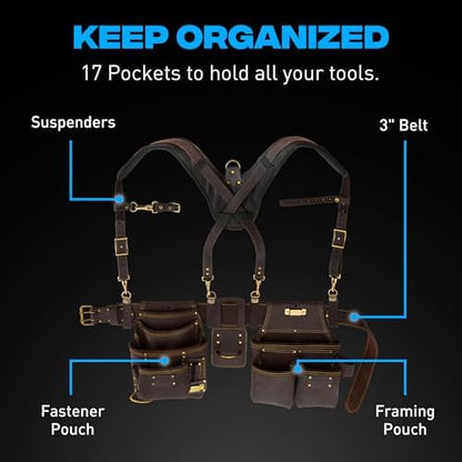 OX Carpenter Tool Belt + Suspenders - Image 2