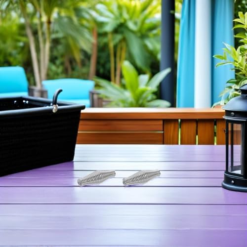 2pcs Stainless Steel Bbq Spring Handles - Image 5