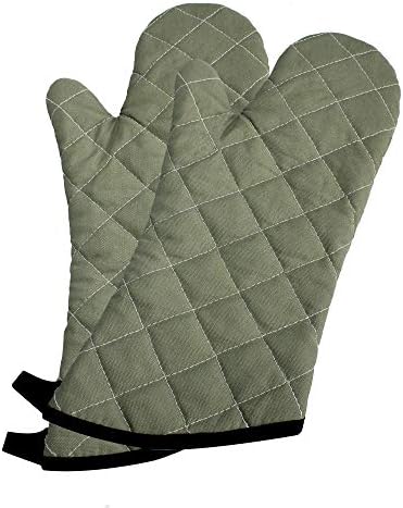 ARCLIBER 15" 425°F Terry Oven Mitts Quilted Heat Resistant Kitchen by ARCLIBER