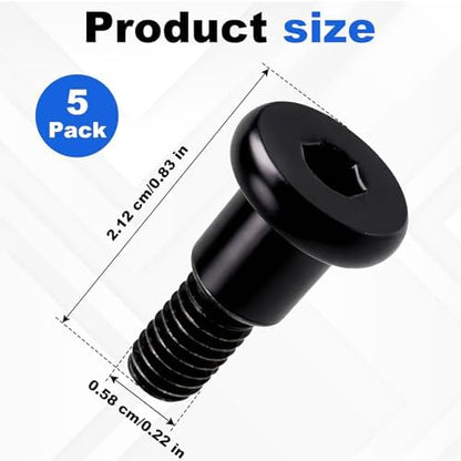 5-Pack Short M6 Step Bolt Compatible - Image 2