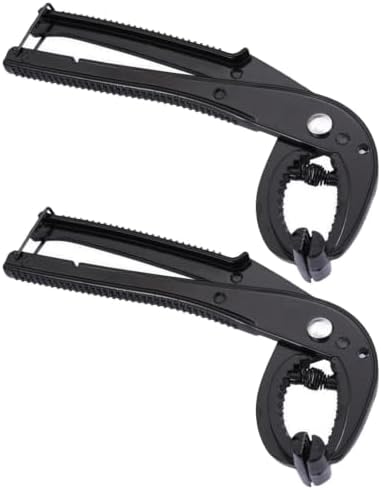 2pcs Cast Iron Grill Grate Lifter Aluminum Alloy Tong by MAGICLULU