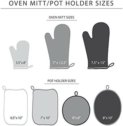 KITCHENAID Ribbed Soft Silicone Oven Mitt 2-Pack Set - Image 6