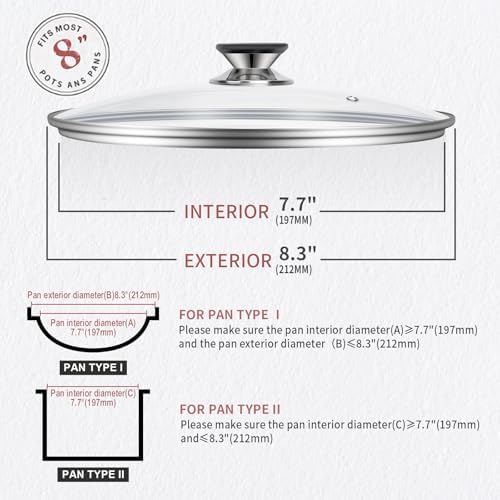Tempered Glass Lid with Heat Resistant Handle - Image 4