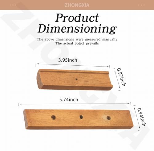 2 Pack Cherry Wood Replacement Handle - Image 2