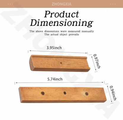 2 Pack Cherry Wood Replacement Handle - Image 2