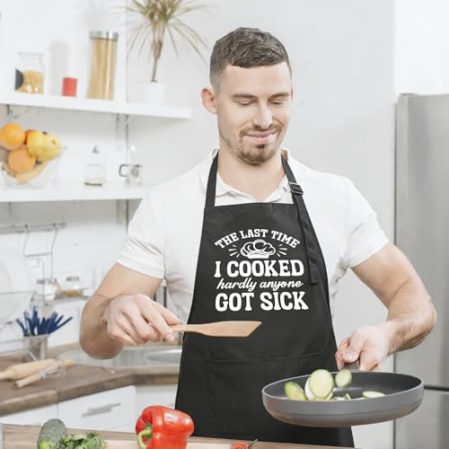 Funny Apron for Men Women, Humorous Kitchen Apron- Grilling Cooking BBQ - Image 5