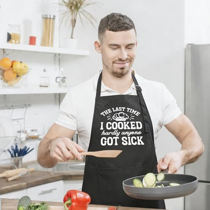 Funny Apron for Men Women, Humorous Kitchen Apron- Grilling Cooking BBQ - Image 5