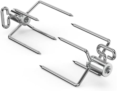 onlyfire 6008 Stainless Steel Rotisserie Meat Forks - Image 2