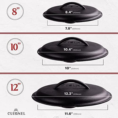 Cast Iron Skillet + Cast Iron Lid Set - Image 3