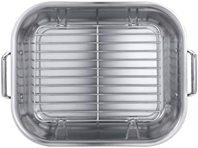 Tramontina 16.75-Inch Stainless Steel Roasting Pan - Image 3