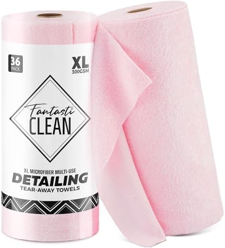 Fantasticlean Microfiber Cleaning Cloth Roll by Fantasticlean