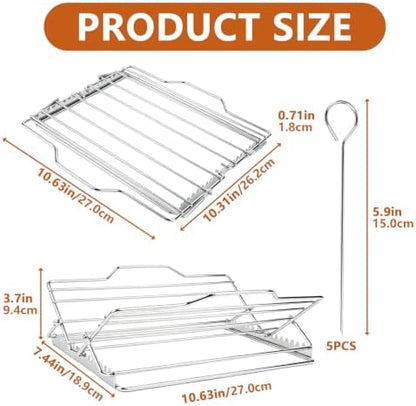 Roasting Rack, Adjustable Chicken Roasting Rack - Image 2