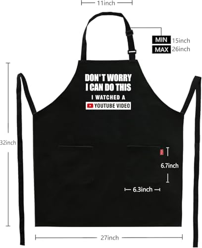Kaidouma Funny Cooking Aprons for Women Men - Image 3