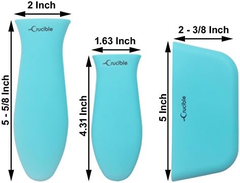 Crucible Cookware Silicone Hot Handle Holders 3-Pack Mix - Image 4