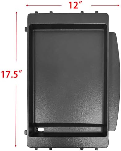 DC128 7658 Cast Iron Griddle for Weber Spirit 200, Spirit 300, Spirit II 200 - Image 2