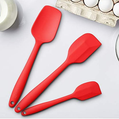 3-Piece Silicone Spatula Set, 600°F Heat Resistant - Image 4