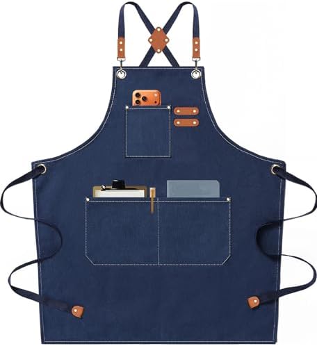 AFUN Chef Aprons for Men Women by BringYouaFun