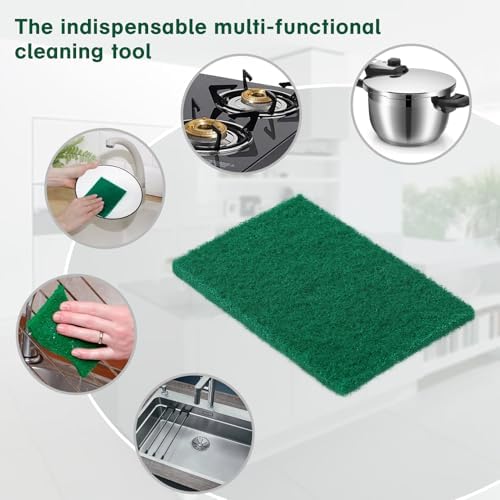 100 Pcs Scouring Pads, Dish Scrubber Scouring Pads - Image 3
