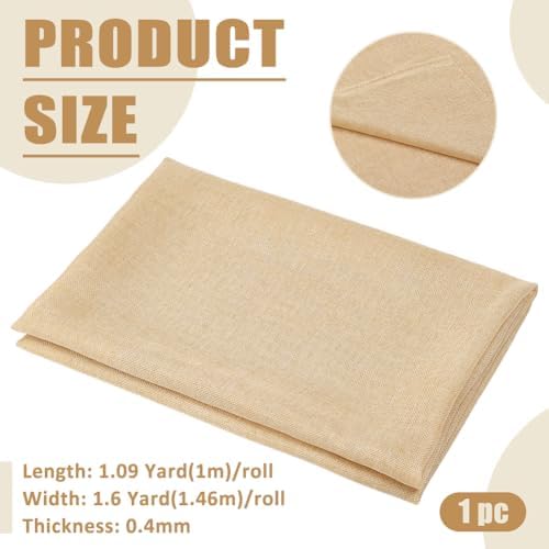 BENECREAT 39x57.5 inch Speaker Grill Cloth, Linen Single Layer - Image 2