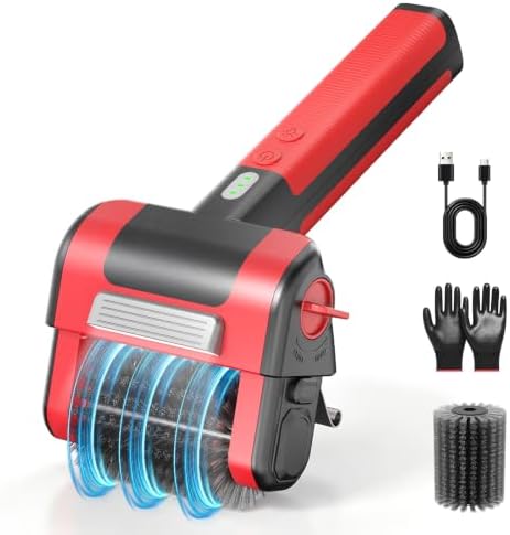 KL102 Electric BBQ Grill Brush 1000 RPM Rechargeable Grill Cleaner, 2-Cell by Unknown