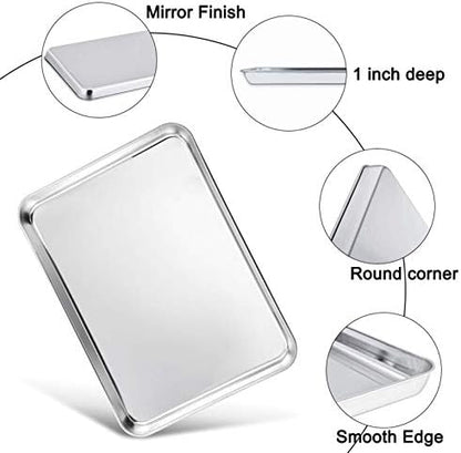 TeamFar Baking Sheet with Cooling Rack Set - Image 4