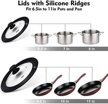 Ydeapi Universal Lids for Pots, Pans & Skillets - Image 3