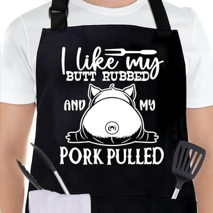 Grilling Aprons for Men, Cnavas Corss Back by CusugbasoHomeDecor