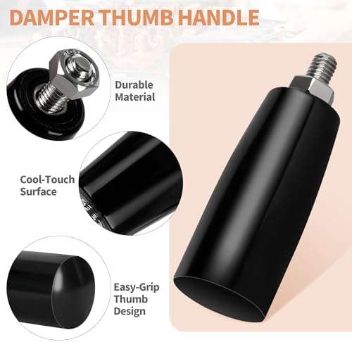 Grill Vent Cool Touch Damper Handle Fit - Image 5