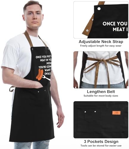 Funny BBQ Apron for Men, Brother - Image 6