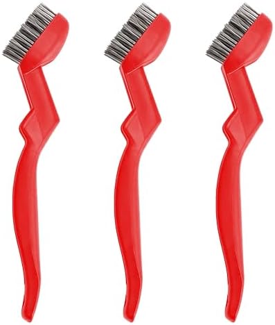 3 Pcs 7" Stainless Steel Wire Brushes by Unknown