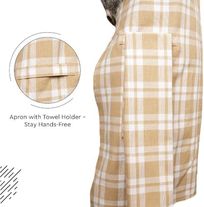 Encasa XO Cotton Kitchen Aprons - Image 4