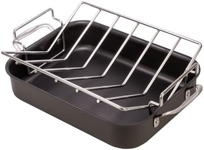 HIC Kitchen Roasting Pro V-Shaped Baking Rack, Chrome-Plated Steel, - Image 4