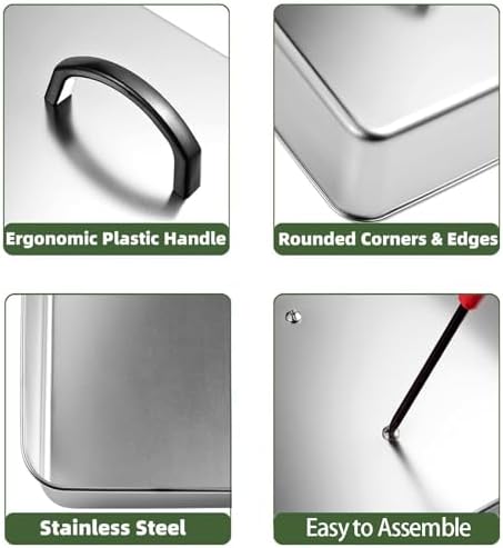 304 Stainless Steel Square Grills Lid - Image 4