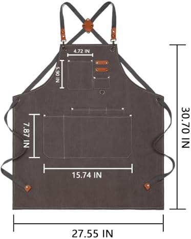 KITCHIEF Chef Aprons for Women Men - Image 5