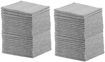 Rubbermaid All Purpose Microfiber Cleaning Cloth Towels, 50 Pack, Non-Scratch by Rubbermaid