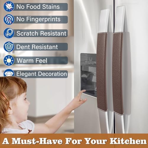 Refrigerator Handle Covers, Adjustable Appliance Handle Covers, Keep Your - Image 2