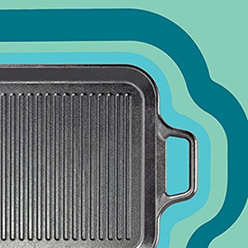 Lodge BOLD Pre-Seasoned Cast Iron Grill Pan - Image 5