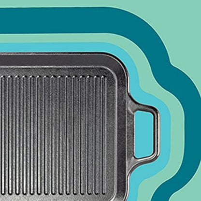 Lodge BOLD Pre-Seasoned Cast Iron Grill Pan - Image 5